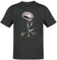 Preview: T-Shirt Alien Alcatraz Gehend