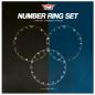 Preview: Bulls Metal Number Ring Set 3 Farben