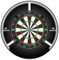 Preview: Mission Torus 270 Silber Dartboard Beleuchtung