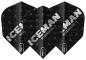 Preview: RedDragon Gerwyn Hardcore Price Iceman Dart Flights Schwarz