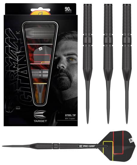 Target  Gabriel Clemens 90% Schwarz Steeldart 21-23g