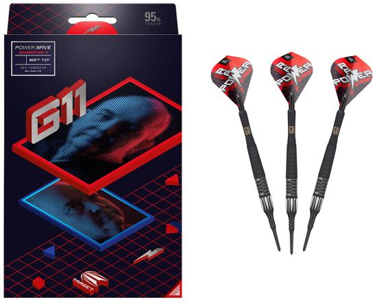 Target Phil Taylor Raw Power G11 95% Softdart 18-20g