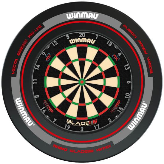 Winmau Surround Advance Schwarz-Rot