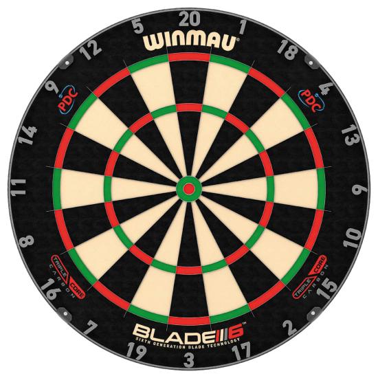 Blade 6 Triple Core PDC Dart Board