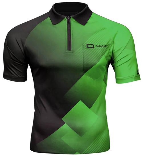 Datadart Vertex Dart Shirt Schwarz-Grün