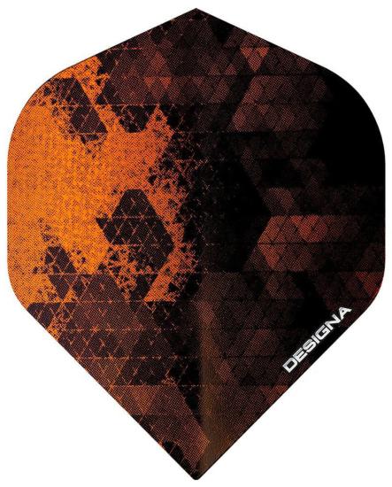 Rock Dart Flights - No2 - Std - Orange