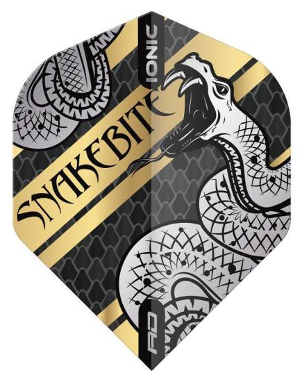 Peter Wright Snakebite Flights Schwarz - Silber