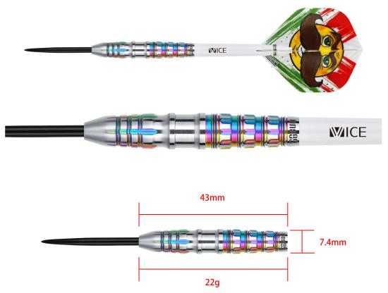 One80 Mamo Massimo Signature Steeldart 22g