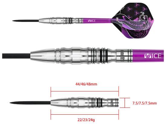 One80 Jelle Klaasen V2 VHD Steeldart 22-23-24g