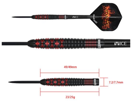 One80 Wraith W3 Steeldart 23-25g