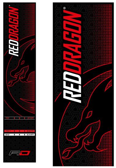 RedDragon Dartmatte Teppich Softfeel