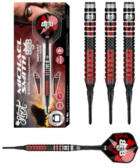 Shot Michael Smith Defiant 90% Softdart 18-20g