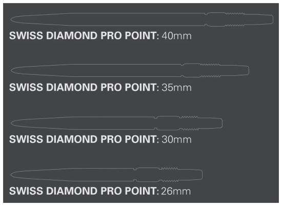 Target Swiss Diamond Pro Silver Point 26-30-35-40 mm