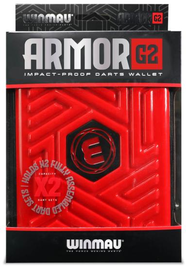 Winmau Armor G2 Dart Case Rot