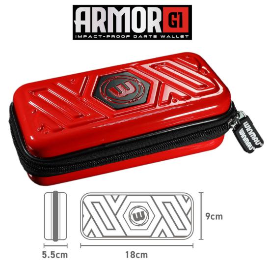 Winmau Armor G1 Dart Case Rot