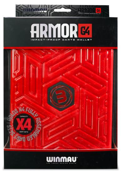 Winmau Armor G4 Dart Case Rot