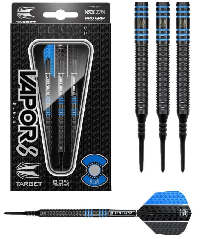 Target Vapor8 Black Blau Softdart 18-21g