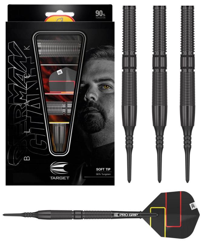 Target Gabriel Clemens 90% Schwarz Softdart 19g