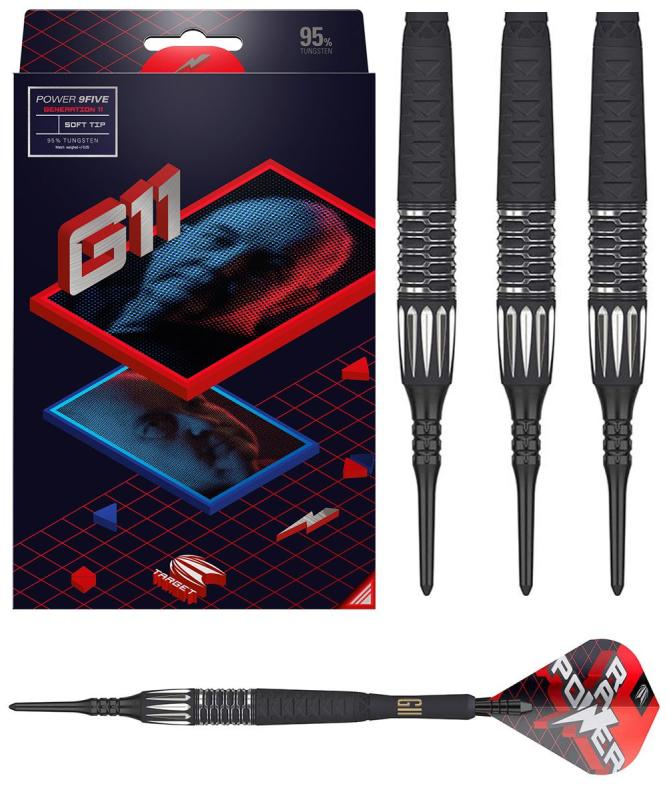 Target Phil Taylor Raw Power G11 95% Softdart 18-20g