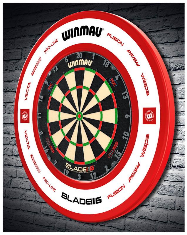 Winmau Surround Pro Line 2.0 Rot-Weiß