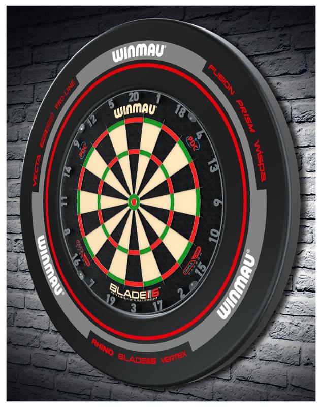 Winmau Surround Advance Schwarz-Rot