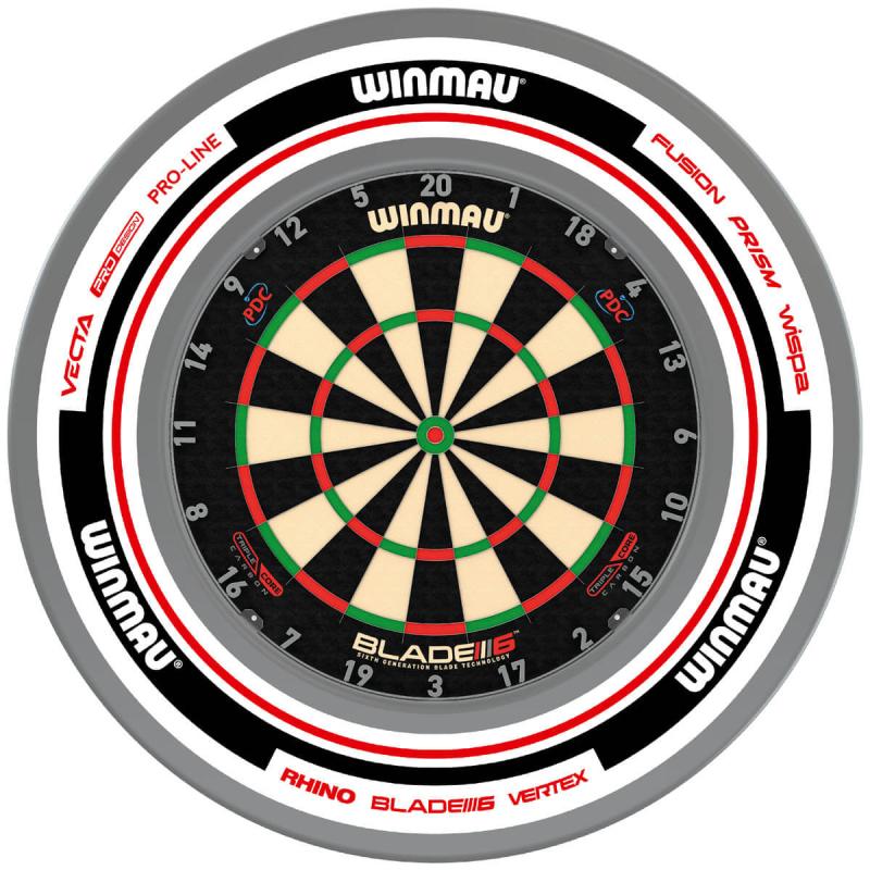 Winmau Surround Advance Weiß-Rot