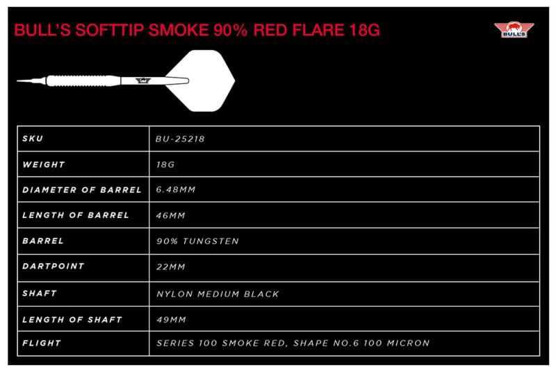 Bulls Smoke Flare 90% Softdart 18g