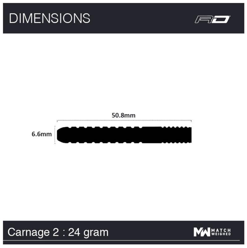 RedDragon Carnage 2 Steeldart 22-24g