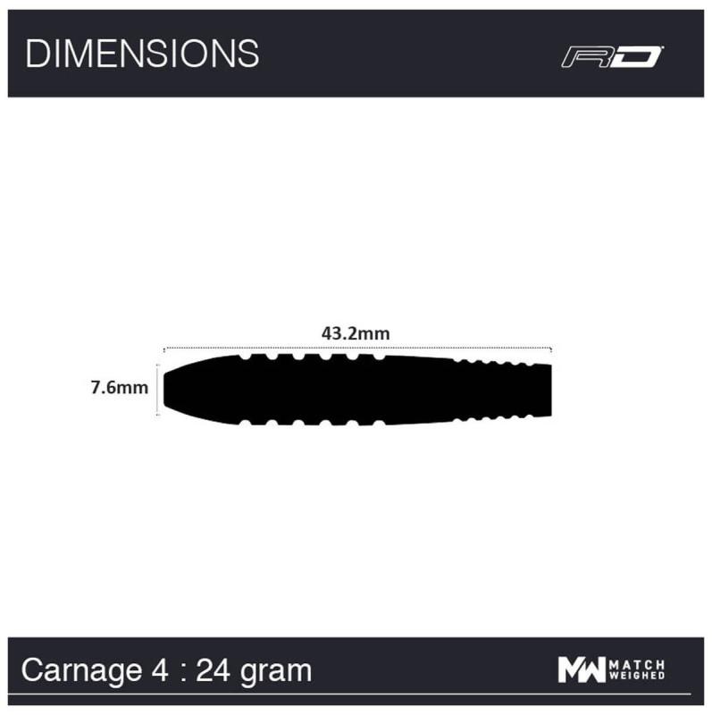 RedDragon Carnage 4 Steeldart 24-26g