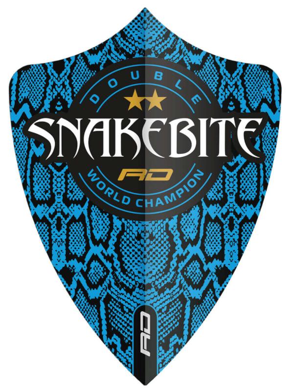 RedDragon Snakebite Double WC Freestyle Flights Blau