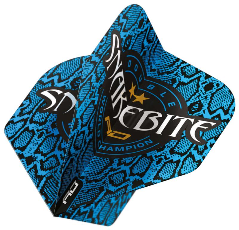 RedDragon Snakebite Double WC Std Flights Blau Skin