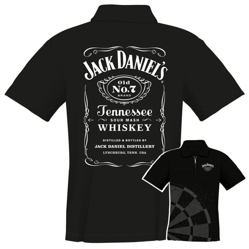 Jack Daniels - Schwarz Dart Shirt S-5XL