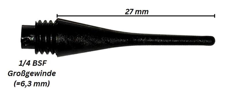 Karella Premium 1/4 BSF Großgewinde Spitzen 1000 St.