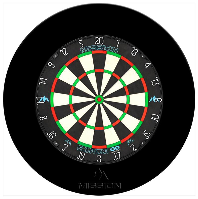 Mission Dartboard Surround Schwarz