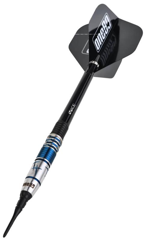 One80 Tung Suk Schwarz-Blau Softdart 19g