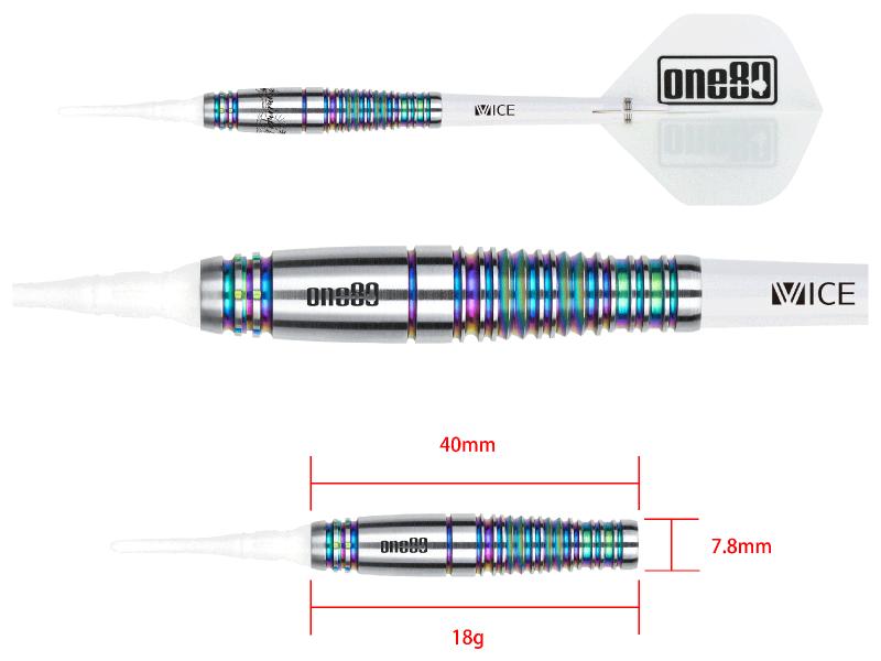 One80 Hiromi Sakura Mimpi II Chameleon Softdart 18g