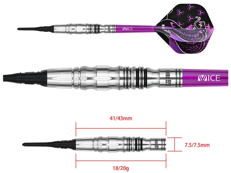 One80 Jelle Klaasen V2 VHD Softdart 18-20g