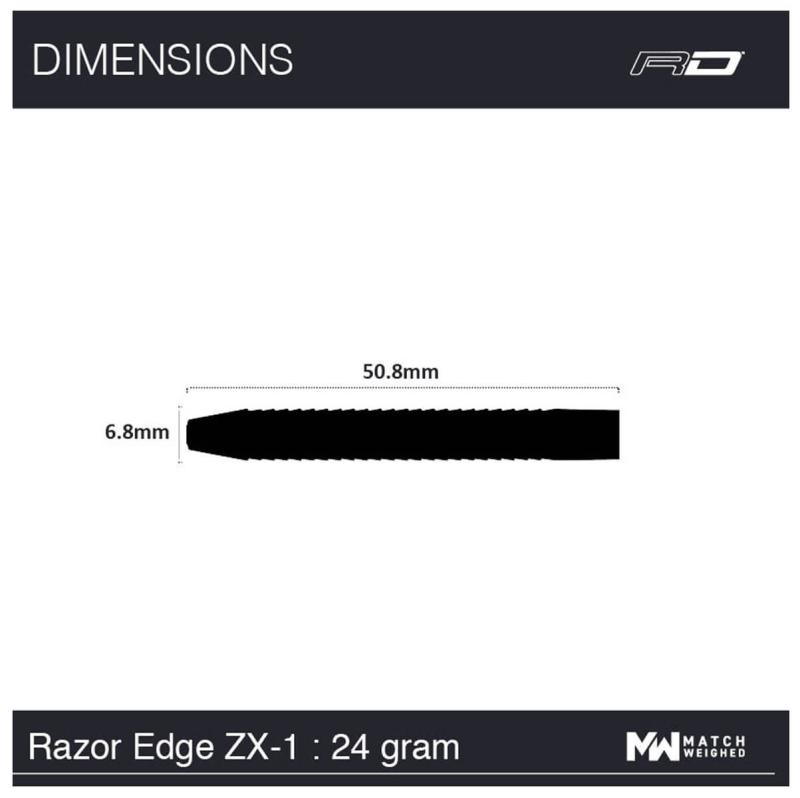 RedDragon Razor Edge ZX-1 Steeldart 22-24-26g