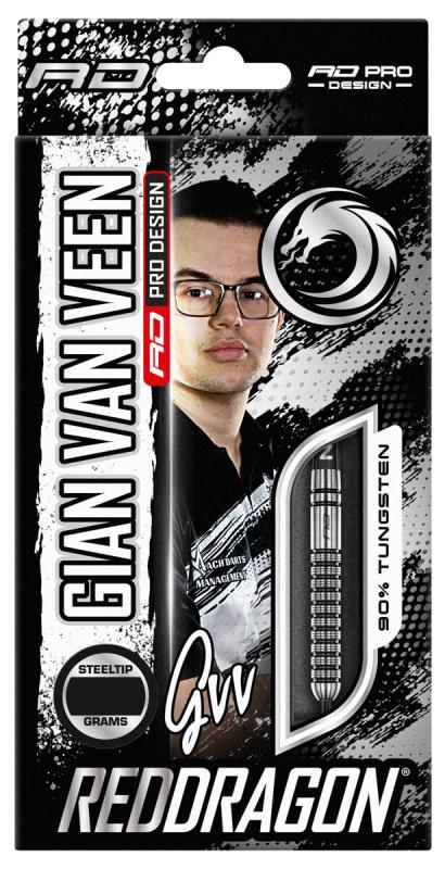 RedDragon Gian van Veen Steeldart 21-24g