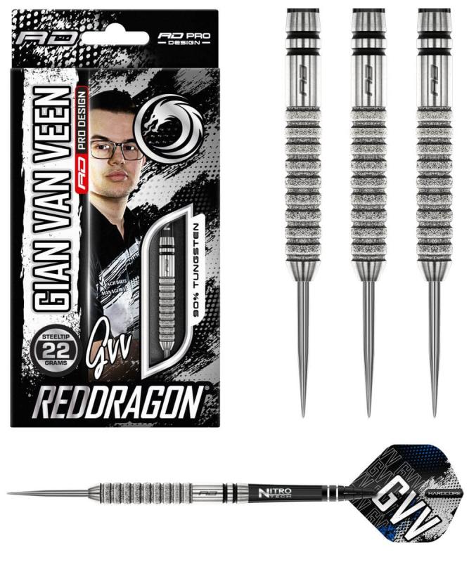 RedDragon Gian van Veen Tour Edition Steeldart 22 g