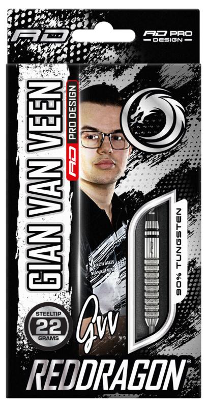 RedDragon Gian van Veen Tour Edition Steeldart 22 g