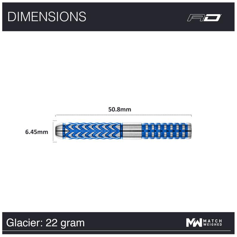 RedDragon Gerwyn Price Glacier Steeldart 22-24-26 g