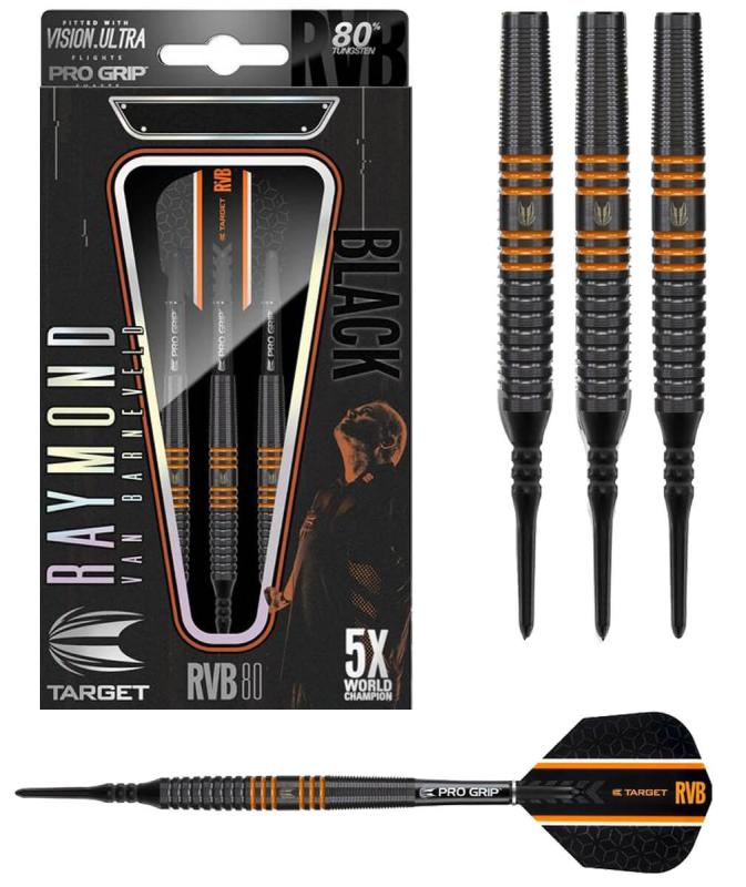 Target Barneveld RVB80 Black Softdart 18-20g