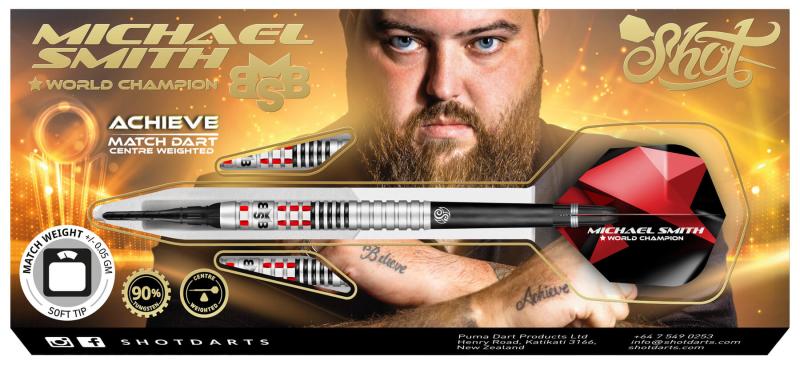 Shot Michael Smith Achieve 90% Softdart 18-20g