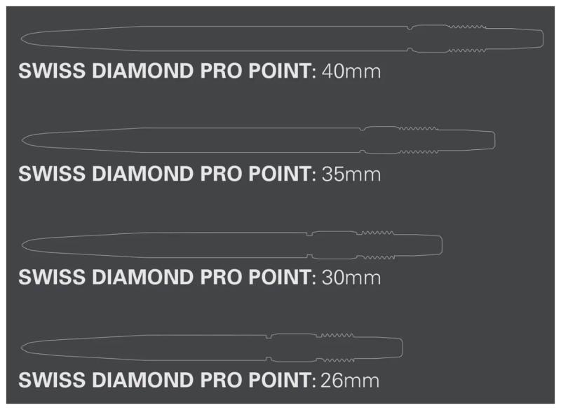 Target Swiss Diamond Pro Silver Point 26-30-35-40 mm