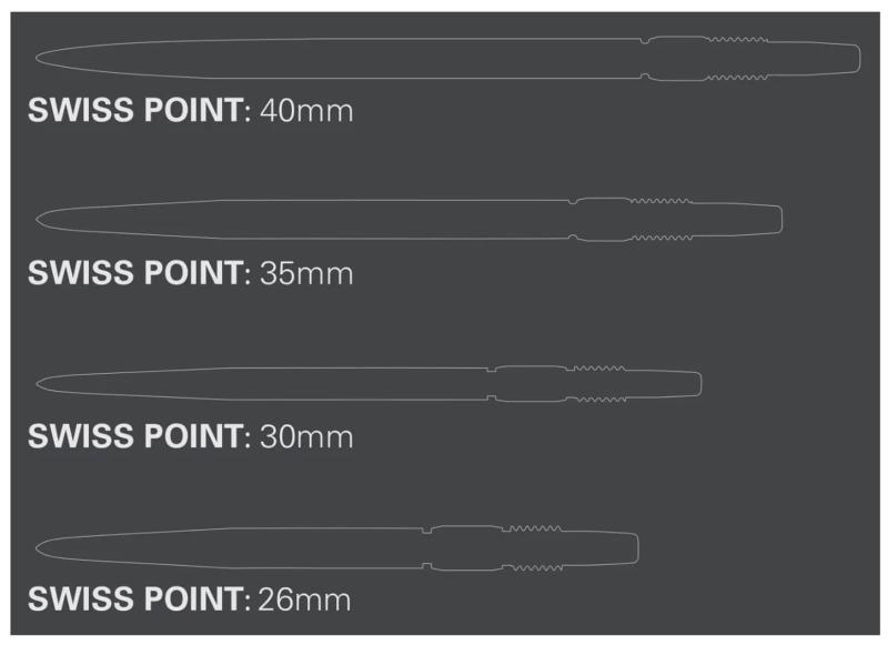 Target Swiss Point Black 26-30-35-40 mm