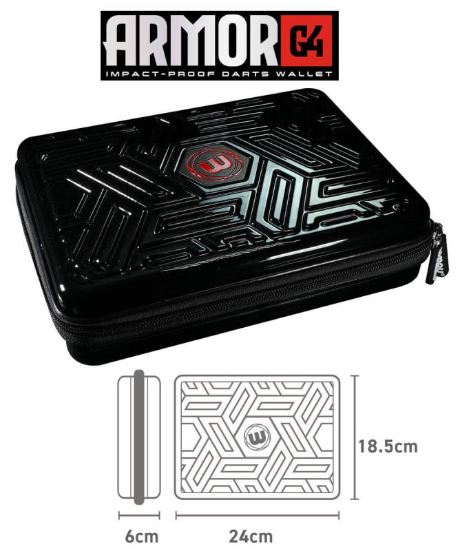 Winmau Armor G4 Dart Case Schwarz