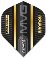 Winmau Prism Delta MvG Flight schwarz-gold