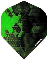 Rock Dart Flights - No2 - Std - Grün