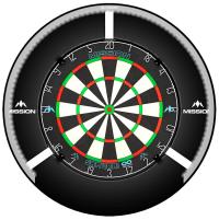 Mission Torus 270 Silber Dartboard Beleuchtung